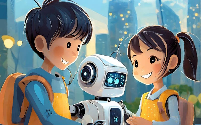 فواید یادگیری هوش مصنوعی و AI برای کودکان